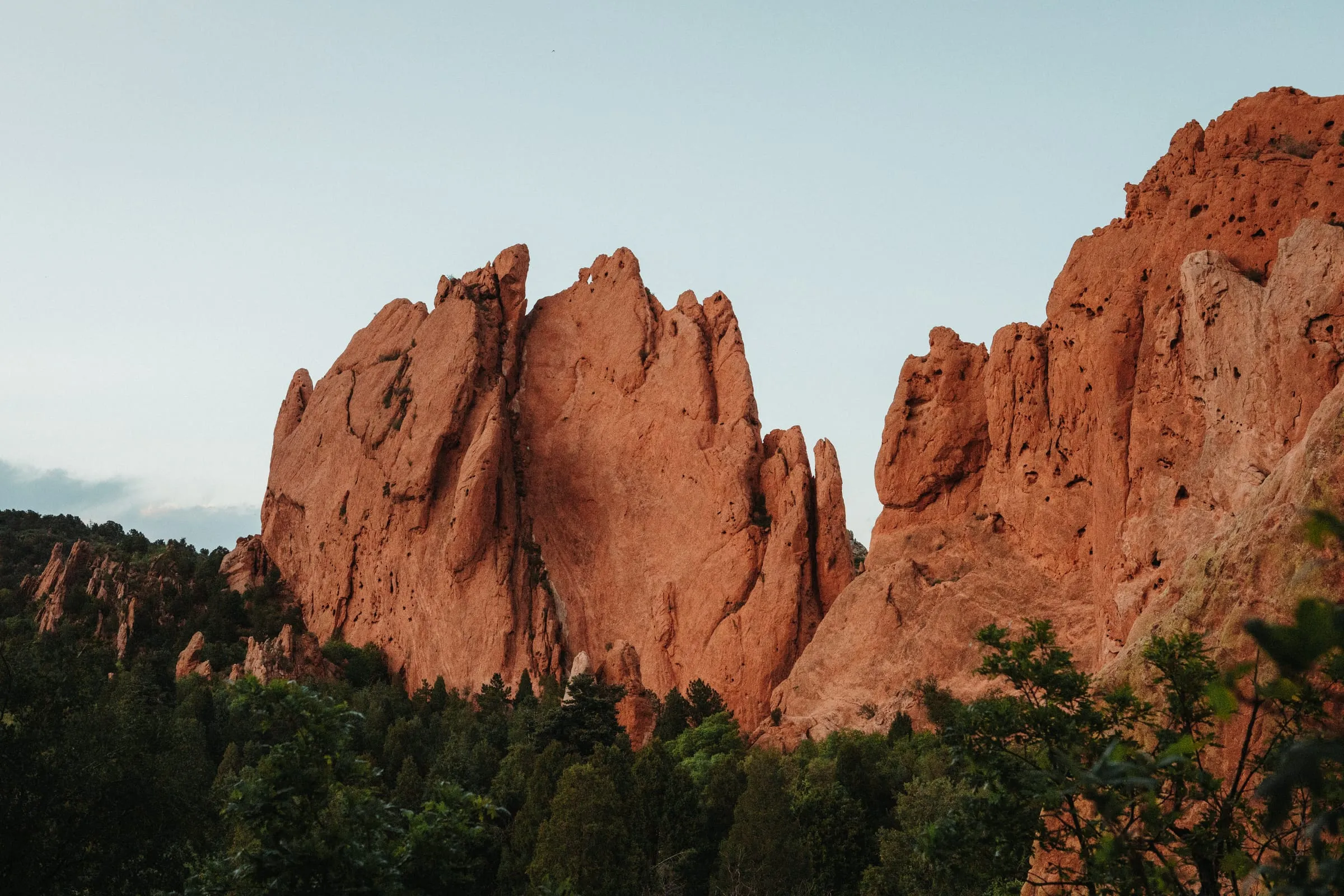 Garden of the Gods, evening