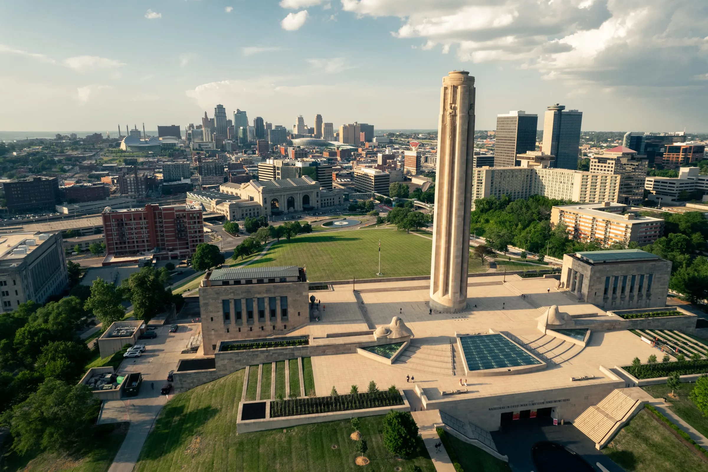 Liberty Memorial and the skyline